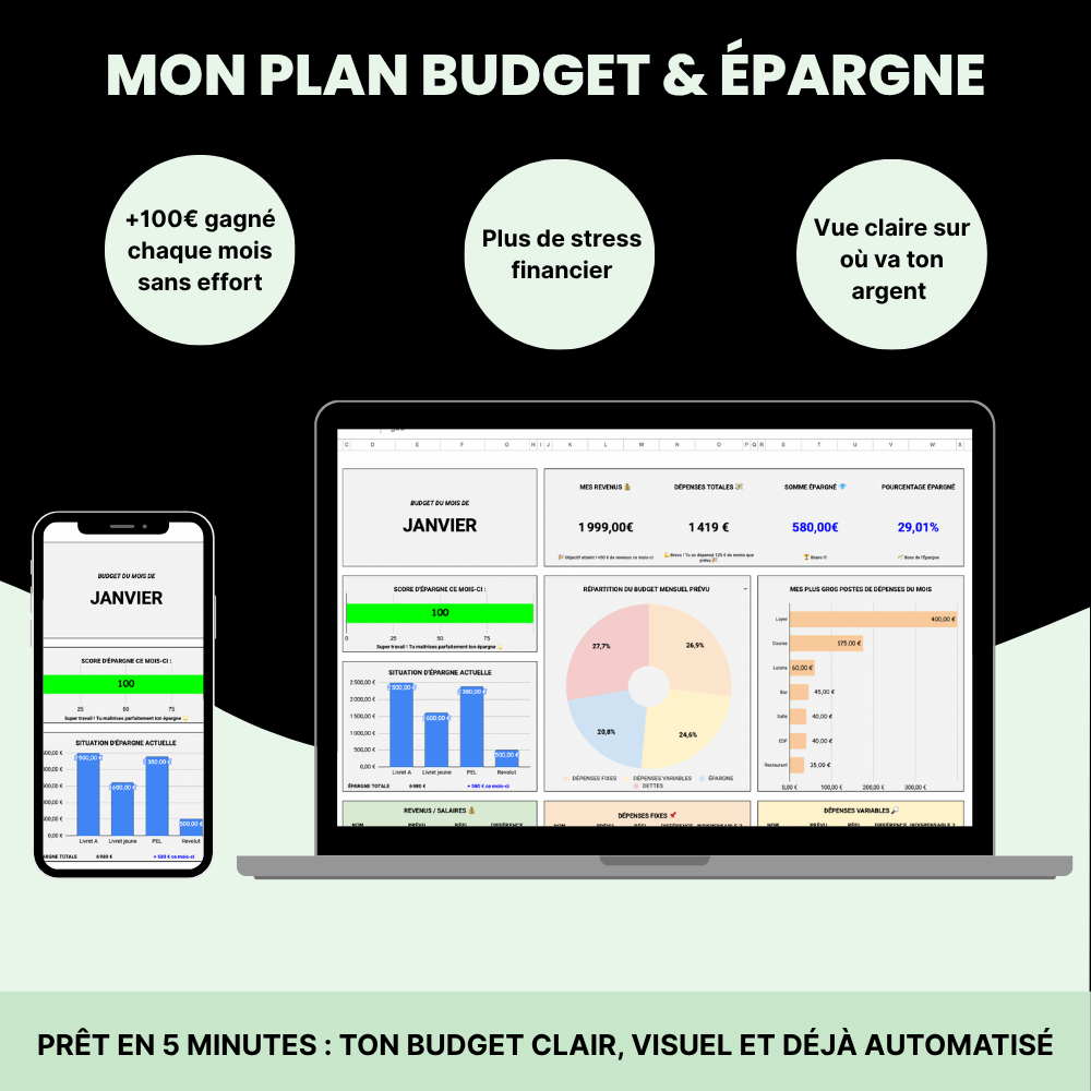 MON PLAN BUDGET & ÉPARGNE